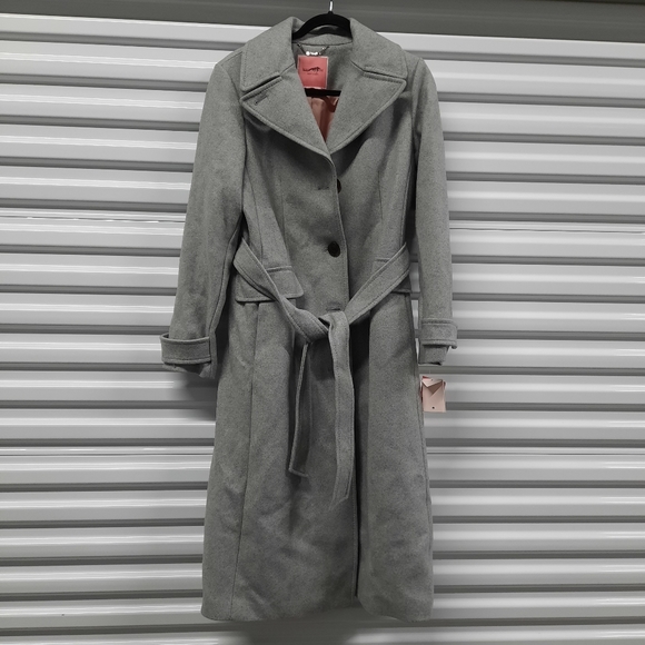 Kate Spade Womens Coat Size Small Gray Wool Blend - Picture 2 of 11